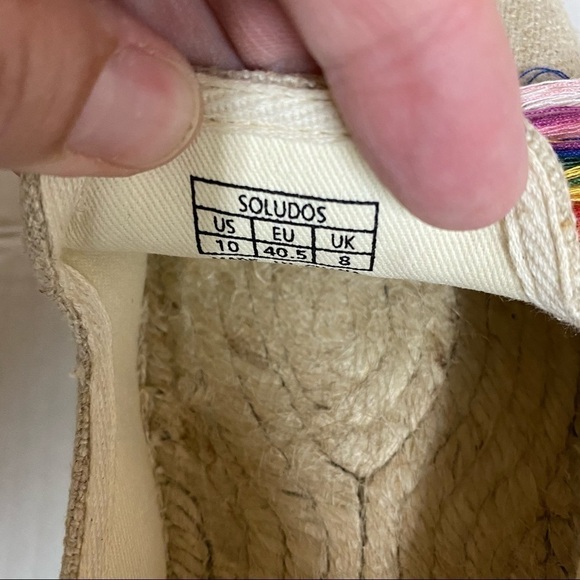 *NEW* Soludos Pride Smoking Slipper Espadrille - Picture 11 of 16